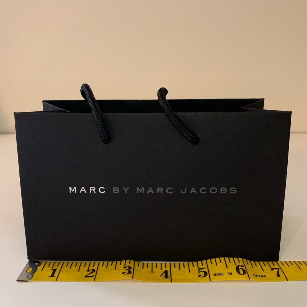 Marc by Marc Jacobs Mini Paper Packaging Shopping Bag, Empty, Black